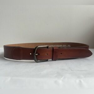SuitSupply Brown Italian Leather Belt Size‎ 34 Made in Italy